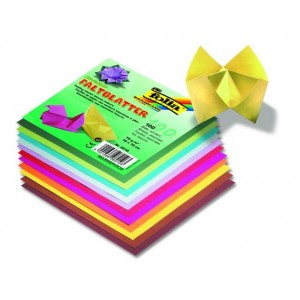 Origami papier mix farieb, 100 ks
