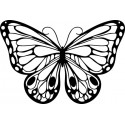 Šablóna Romantický motýľ