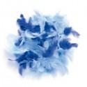 Glorex Pierka modré, 2 g
