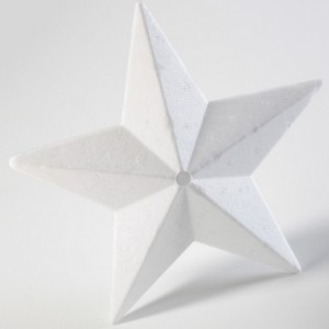 Polystyrénové hviezdy, 25 cm, 1 ks